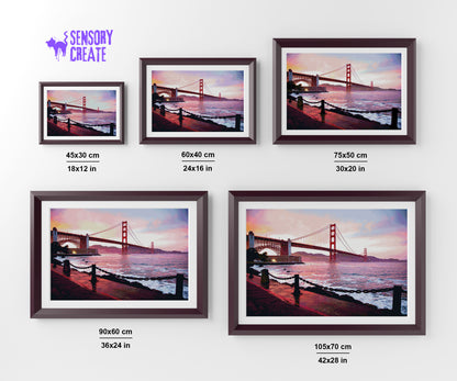 Golden Gate Bridge - Diamond Painting Kit