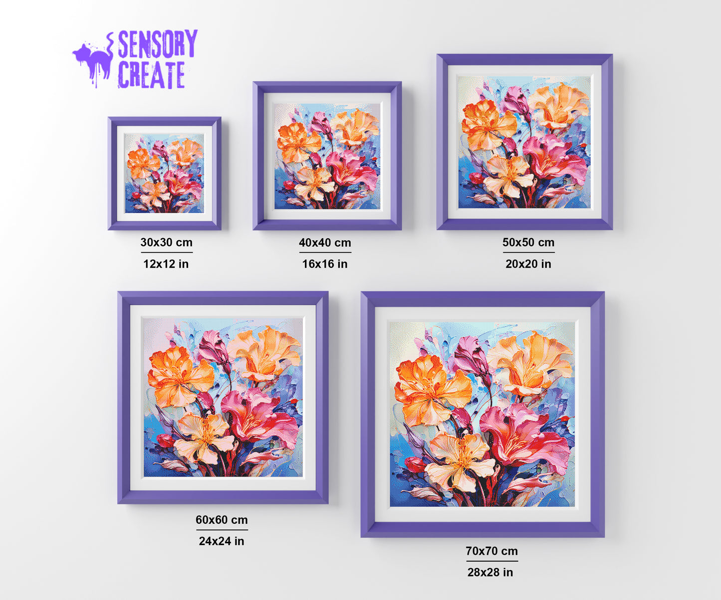 Flowers Painting - Diamond Painting Kit