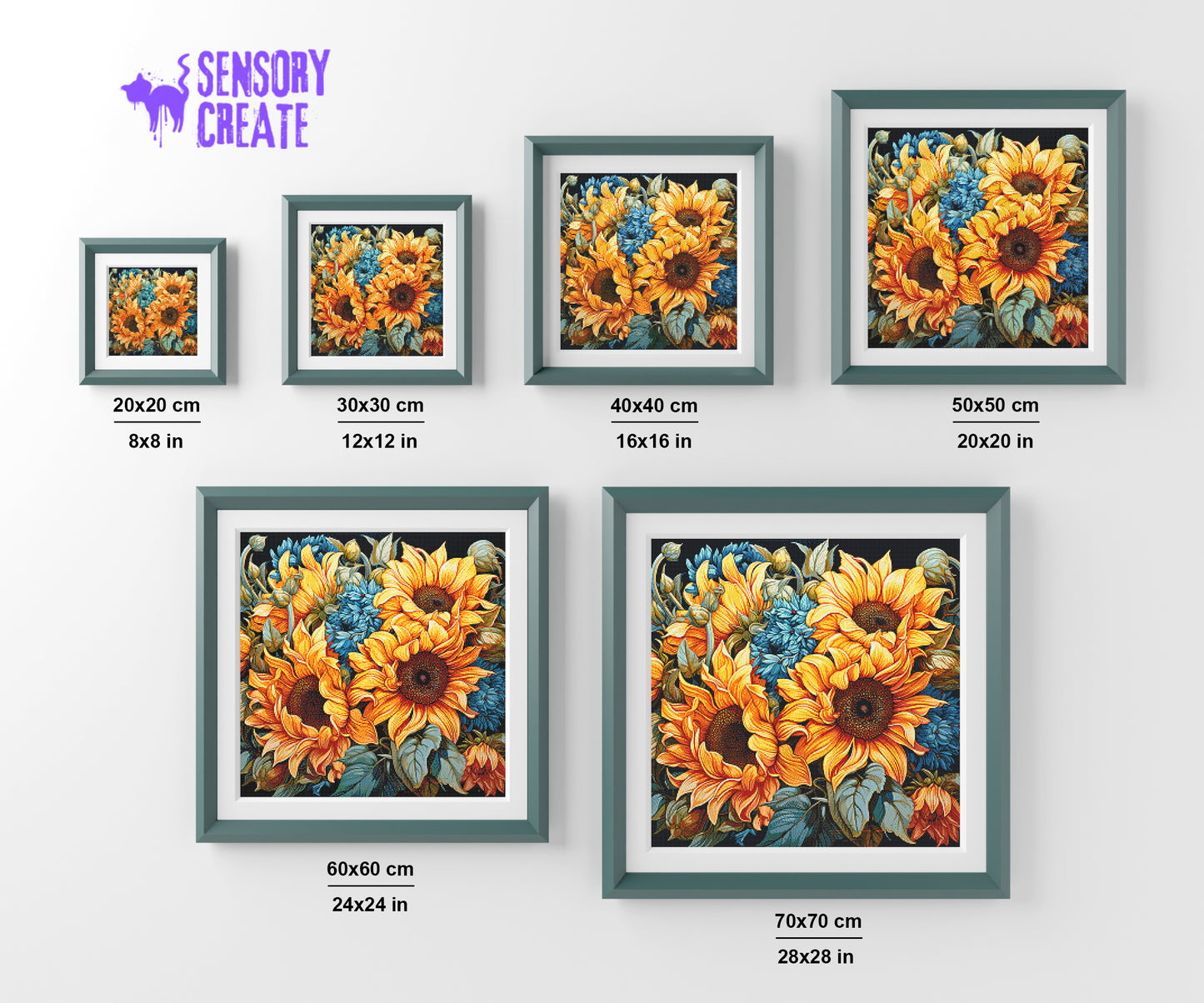 Sunflower Bouquet - Diamond Painting Kit