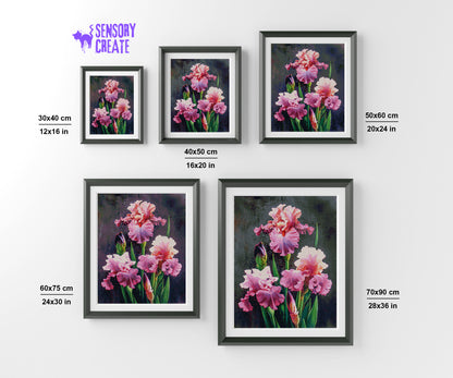 Beautiful Flowers - Premium Diamond Painting Kit