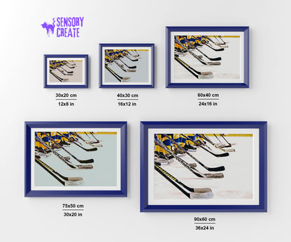 Hockey Sticks - Diamond Painting Kit