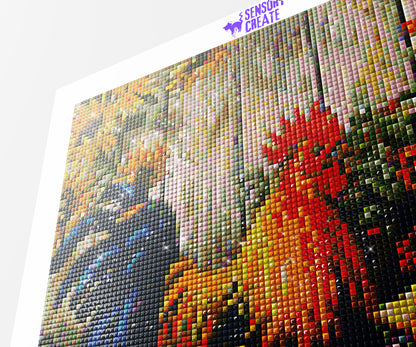 Chickens - Diamond Painting Kit