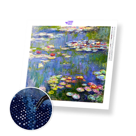 Water Lilies Painting - Diamond Painting Kit