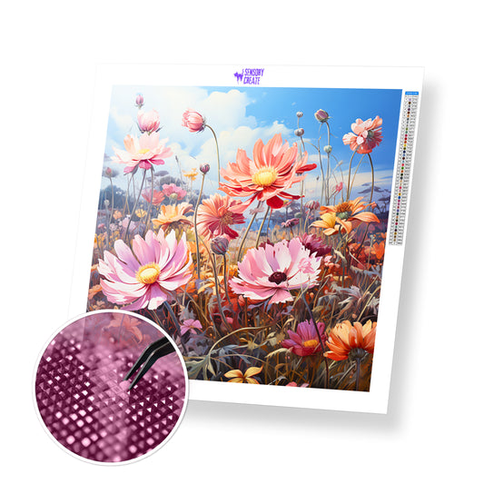 Field of Flowers - Diamond Painting Kit