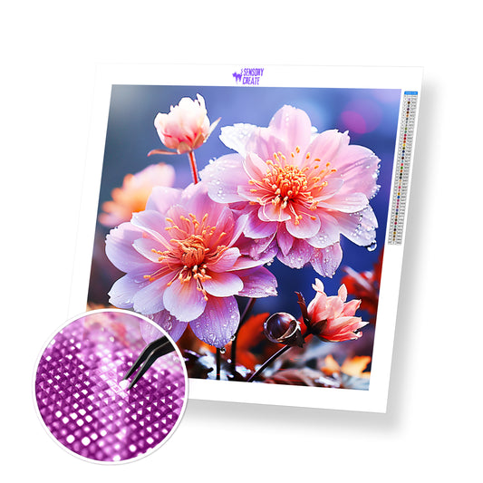 Flower Close-up - Diamond Painting Kit