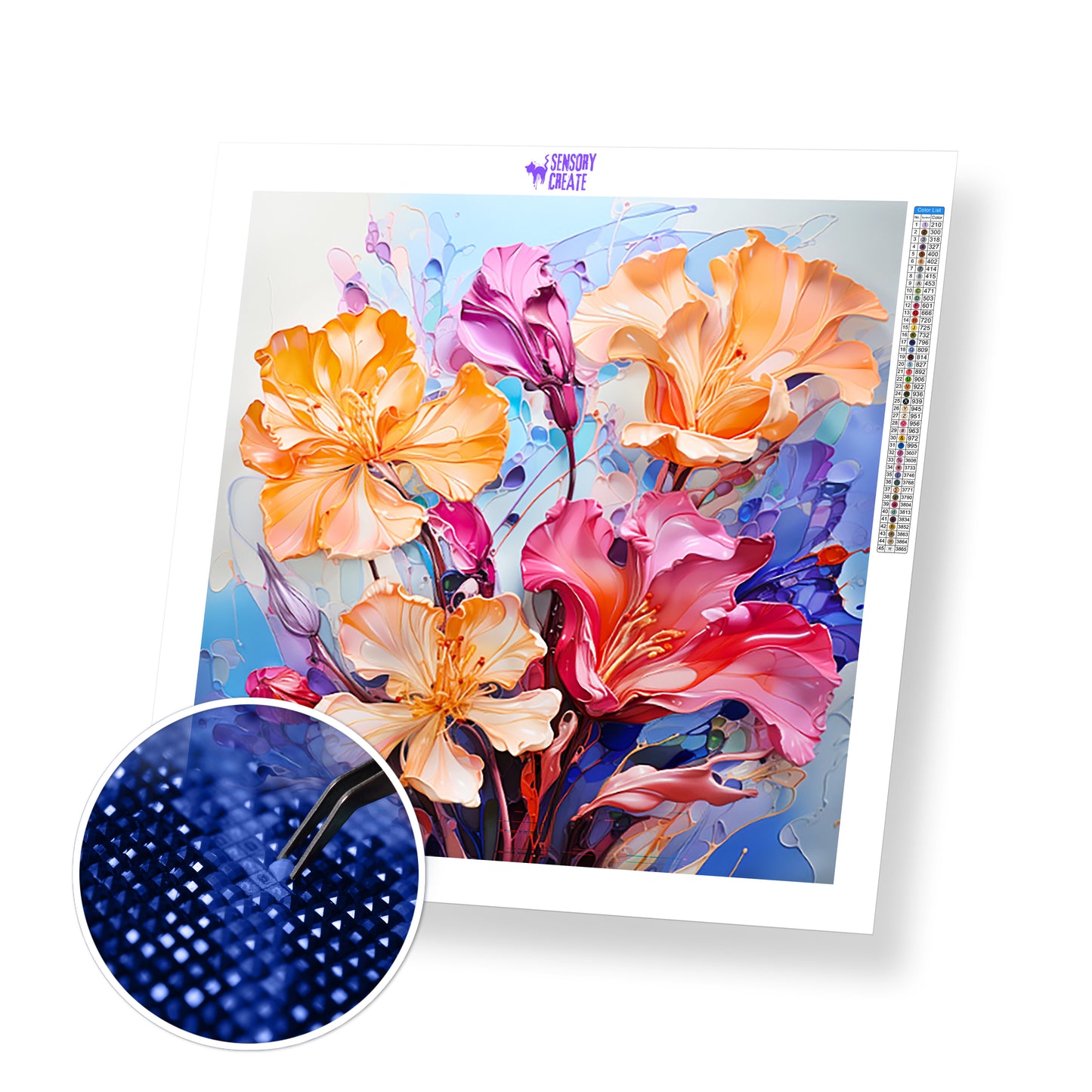 Flowers Painting - Diamond Painting Kit