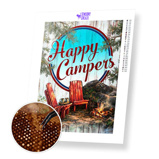 Happy Campers - Diamond Painting Kit