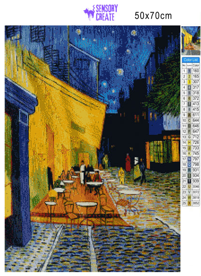 Cafe Terrace - Diamond Painting Kit