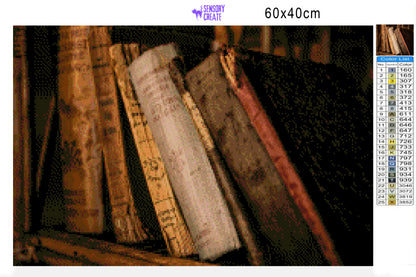 Old Books - Diamond Painting Kit