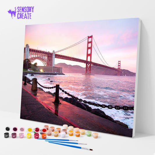 Golden Gate Bridge - Paint By Numbers Kit