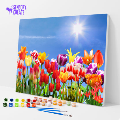 Spring Flowers - Paint By Numbers Kit