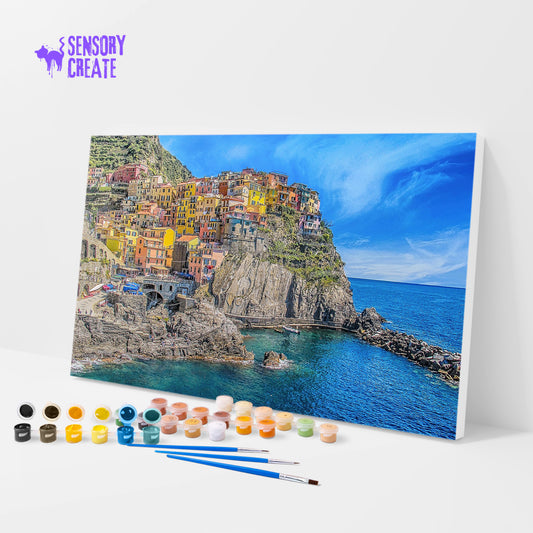 Cinque Terre - Paint By Numbers Kit