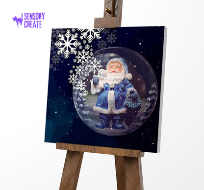 Snow Globe Santa - Paint By Numbers Kit