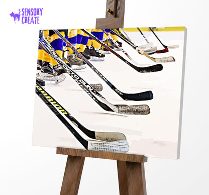 Hockey Sticks - Paint By Numbers Kit