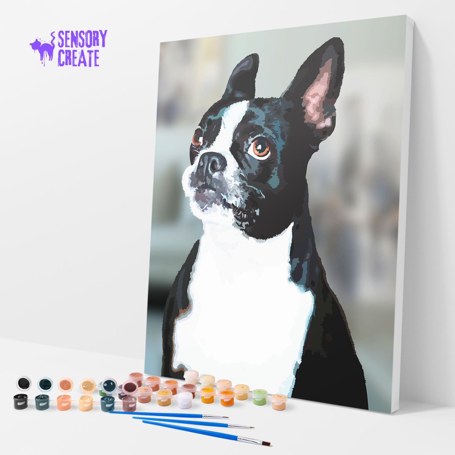 Boston Terrier - Paint By Numbers Kit