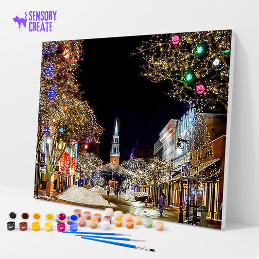 Christmas Village - Paint By Numbers Kit