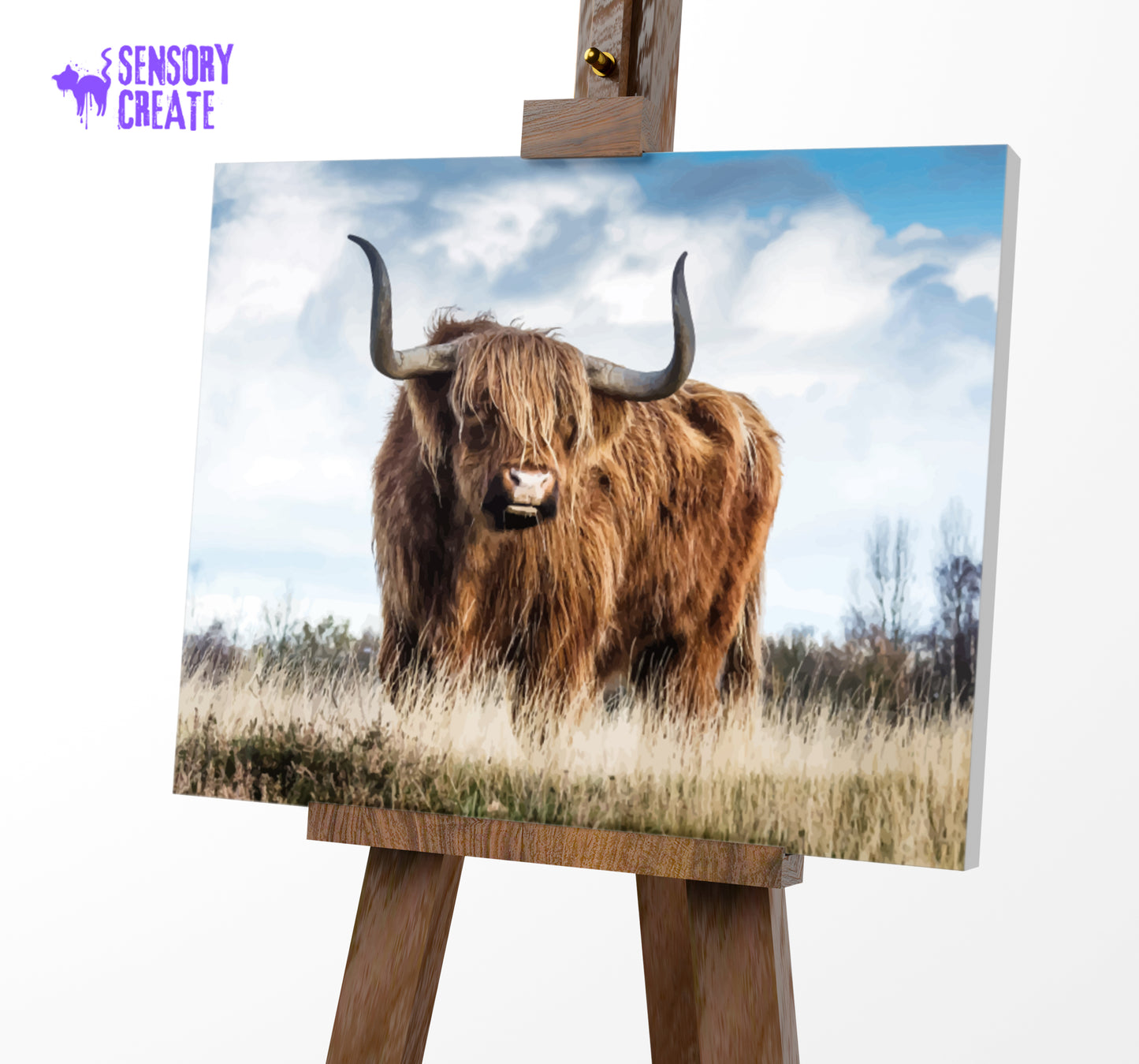 Highland Cattle - Paint By Numbers Kit