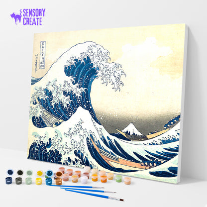 The Underwave off Kanagawa - Paint By Numbers Kit