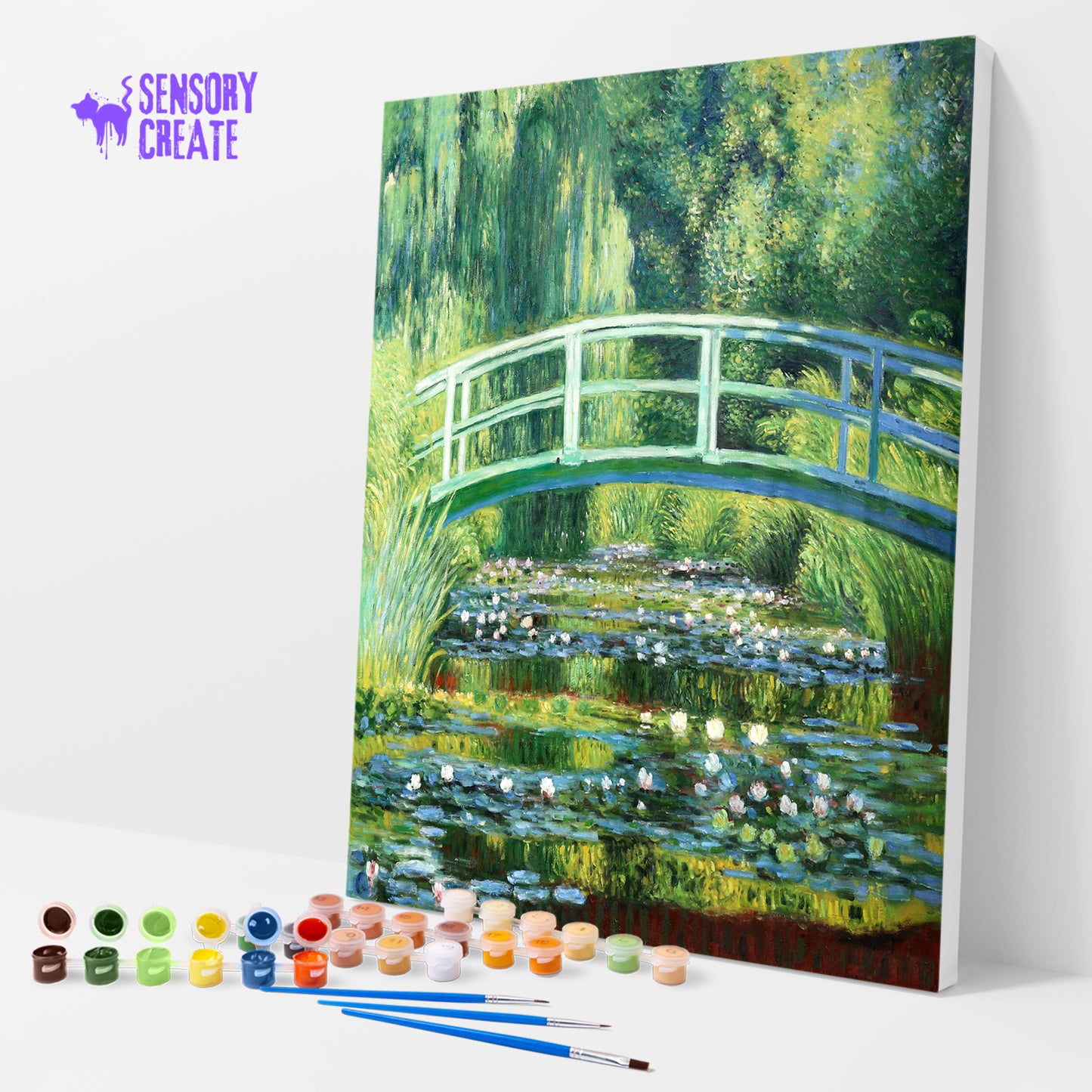 The Water Lily Pond - Paint By Numbers Kit