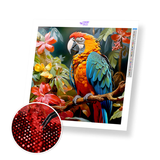 Bird in the Forest - Diamond Painting Kit