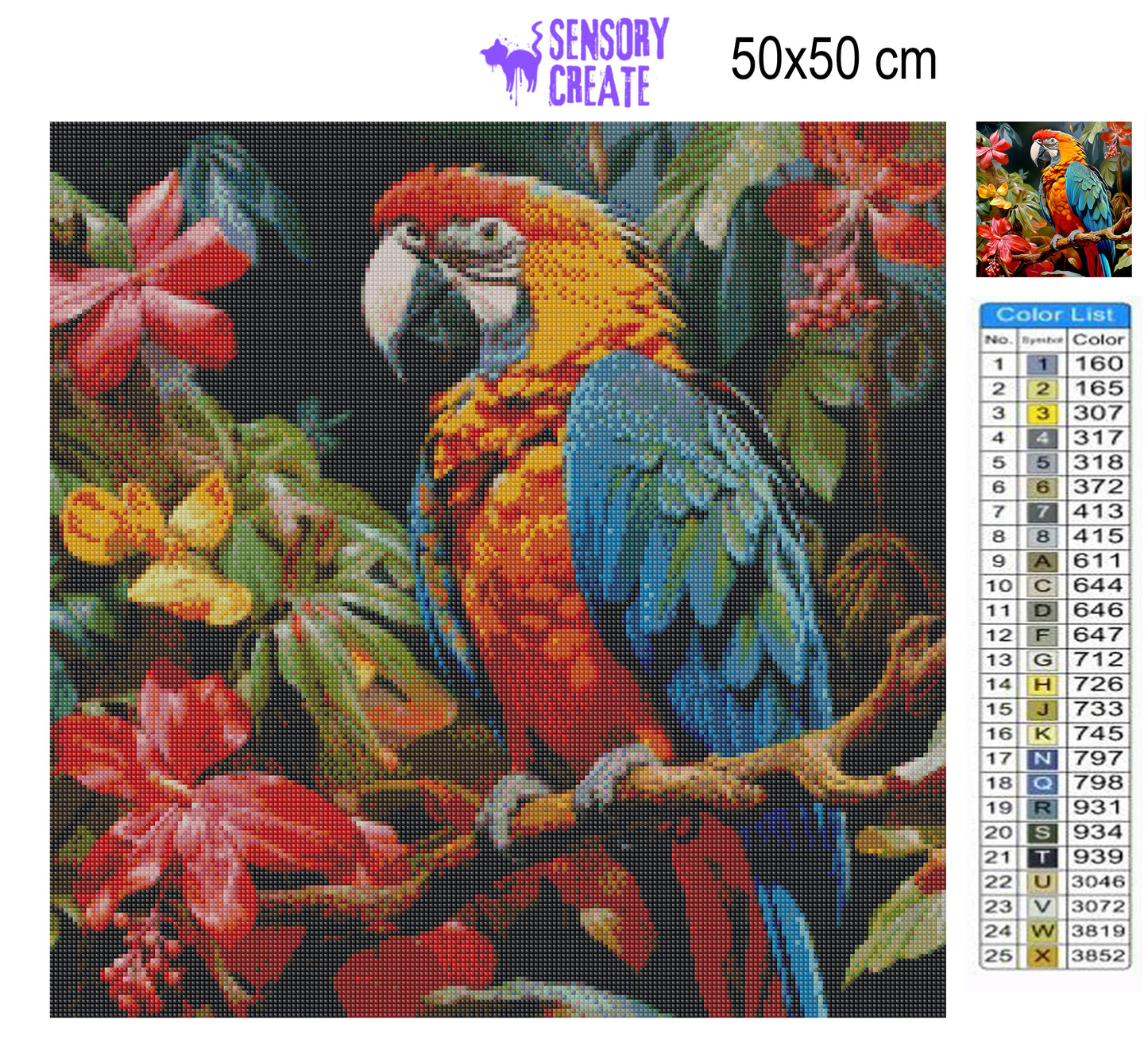 Bird in the Forest - Diamond Painting Kit