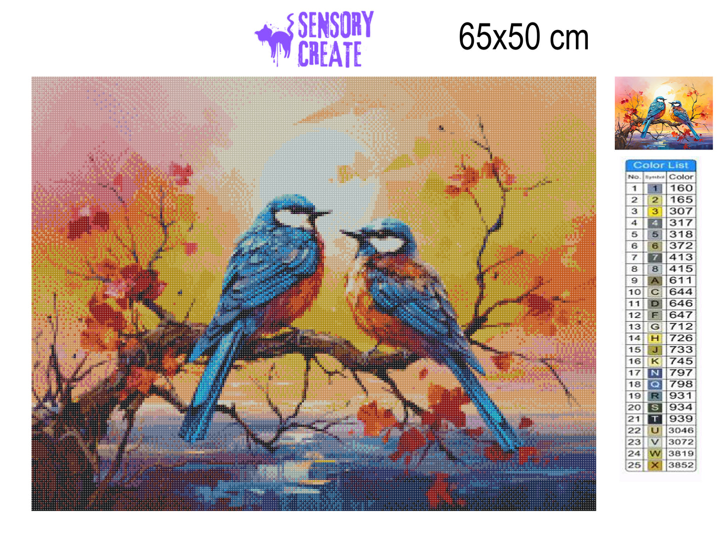 Bird Painting - Diamond Painting Kit