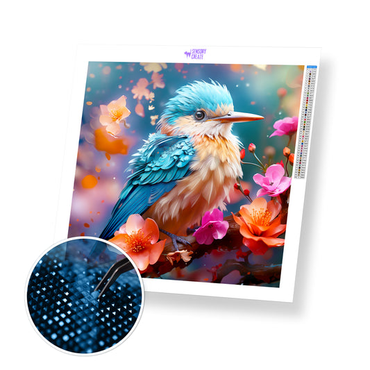 Cute Little Bird - Diamond Painting Kit