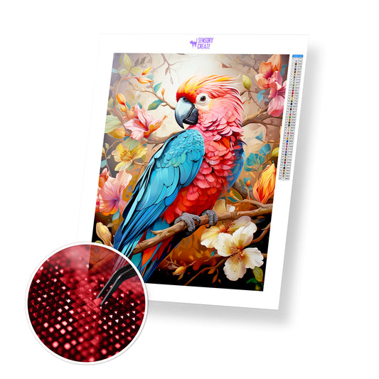 Lovely Macaw - Diamond Painting Kit