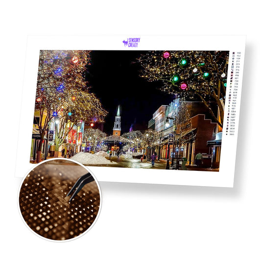 Christmas Village - Diamond Painting Kit