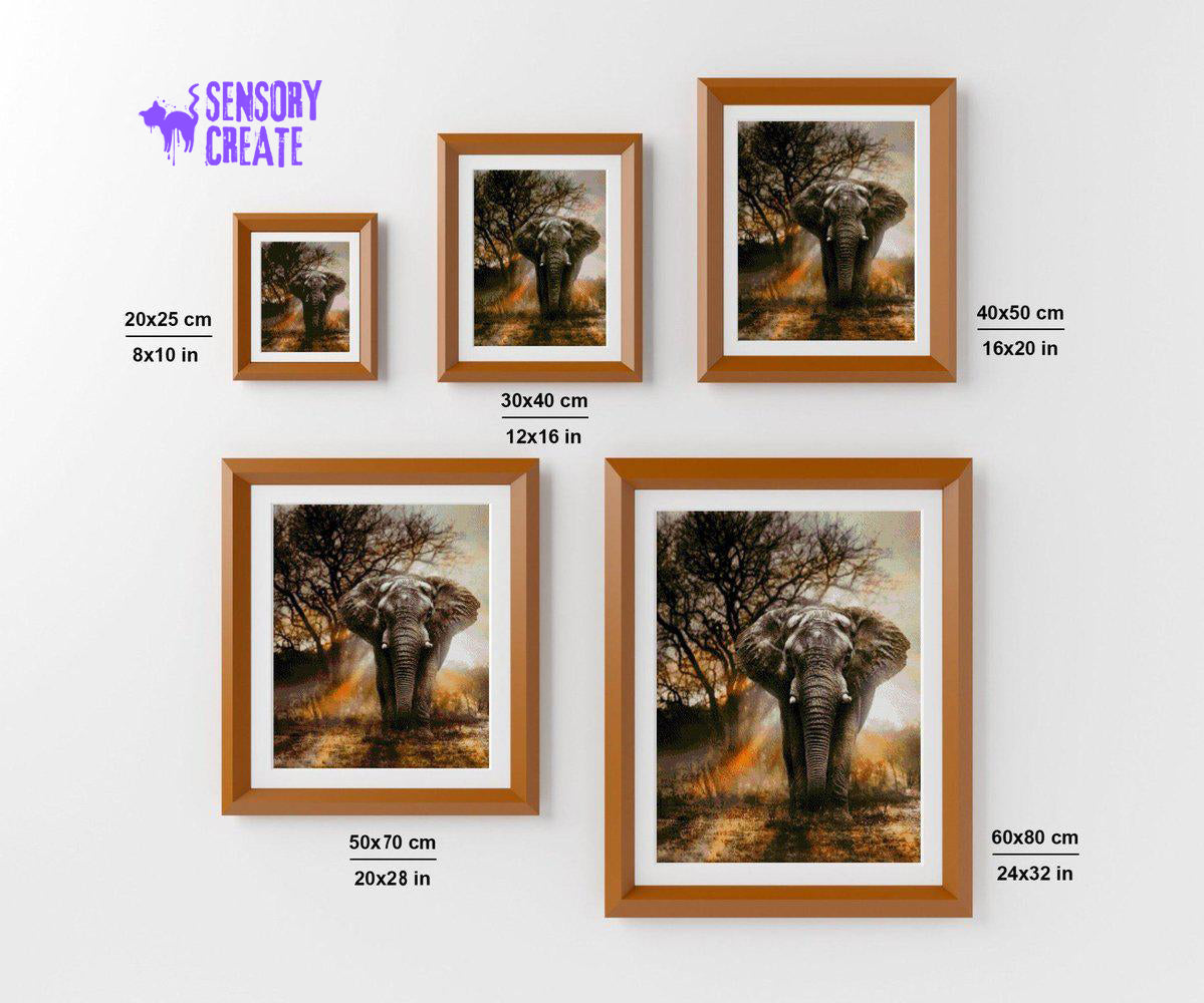 Elephant - Premium Diamond Painting Kit