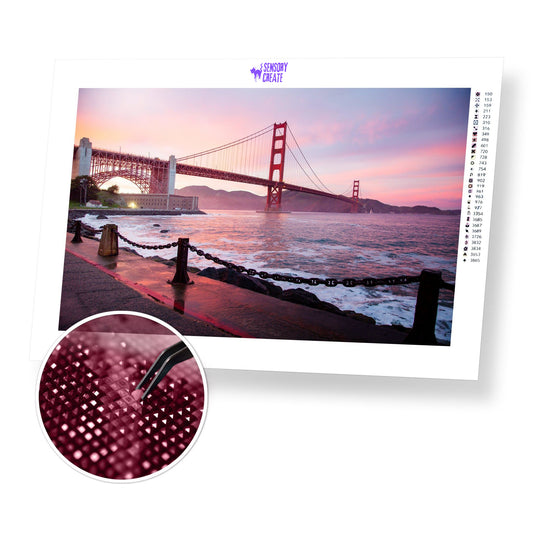 Golden Gate Bridge - Diamond Painting Kit