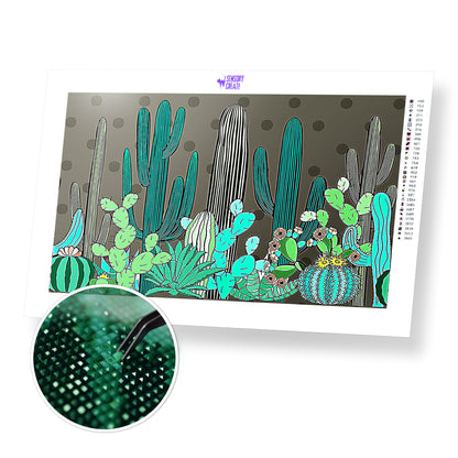 Saguaro Cactus - Diamond Painting Kit