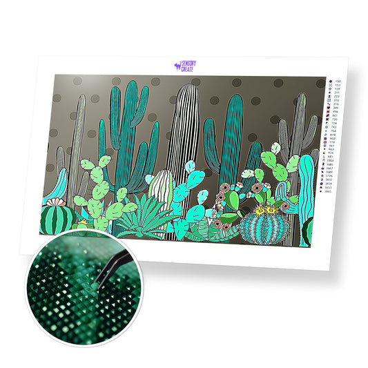 Saguaro Cactus - Diamond Painting Kit