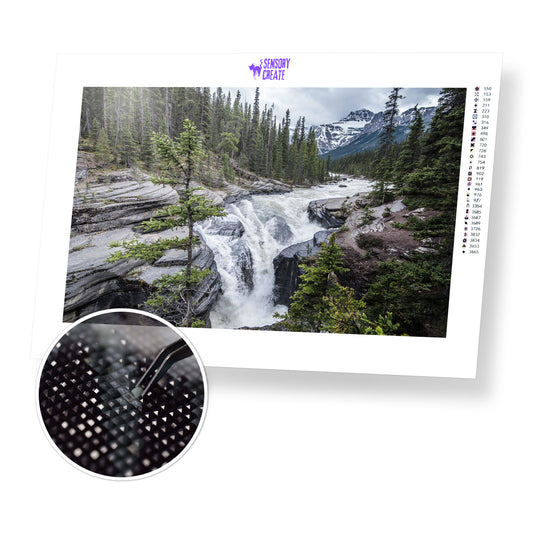 Scenic Waterfall - Diamond Painting Kit