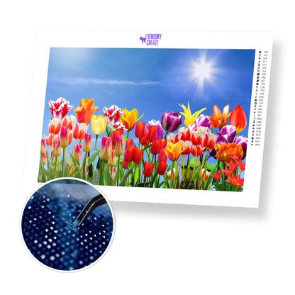 Spring Flowers - Diamond Painting Kit