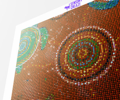 Turtles and Circles - Diamond Painting Kit